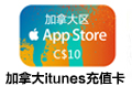 加拿大苹果Apple itunes gift card$ 100加币 充值卡 礼品卡